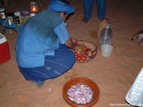Dinner Is On The Fire!! | Camel Trip in Merzouga Sahara Desert Morocco | Image #6/18 | 