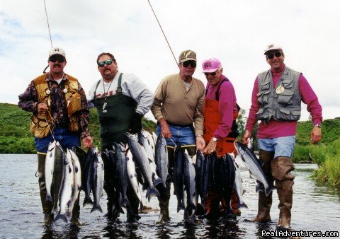 Sockeye Red Salmon Fishing on Kodiak | Incredible Fishing at the Larsen Bay Lodge | Image #4/5 | 