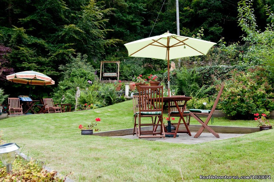 Relax in our rear garden at Bryn Bella Guest House | Charming Victorian Guest House in the Snowdonia | Image #9/10 | 