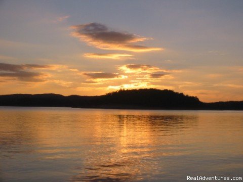 Sunset on Broken Bow Lake
