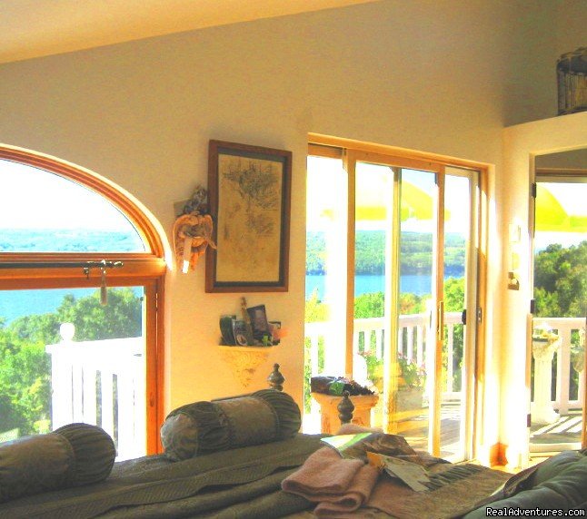 each level adjoins to a fresh air overlook... | Lake Front Inn - Ithaca, NY | Image #2/3 | 