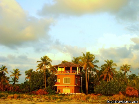 Kuzhupilly Beach House - one of the best in Kerala: view from the beach