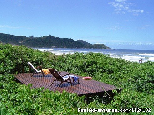 Deck over native vegetation | Romantic Weekend Getaways at a Beachfront B&B | Image #11/15 | 