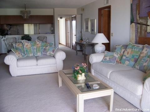 Luxurious Living Room | Cocoa Beach OCEANFRONT Condo! | Image #2/18 | 