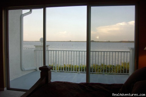 Waterfront Villa View from Master Bedroom
