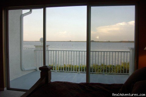 View from Master Bedroom | Waterfront Villa | Port Charlotte, Florida  | Vacation Rentals | Image #1/10 | 