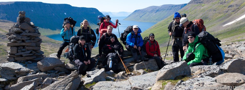 Hiking group in Hornstrandir | Outdoors adventures in the Westfjords of Iceland | Image #5/5 | 