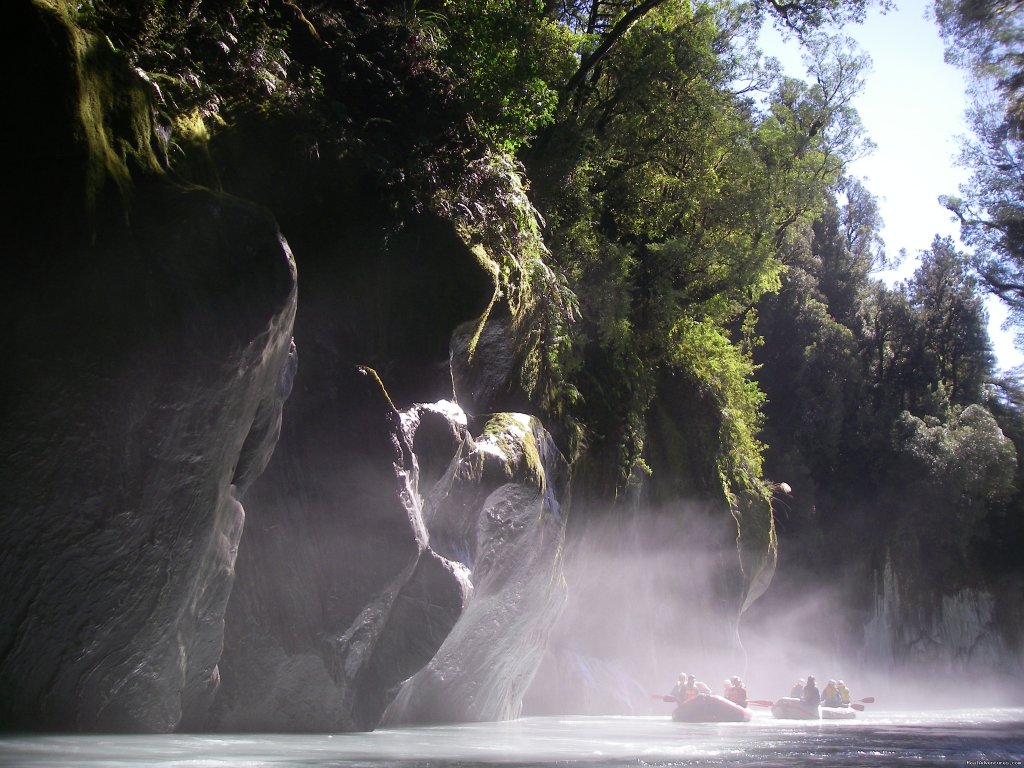Mist in the Whataroa canyon | Heli Rafting, half day to Multi day Adventures | Image #9/13 | 
