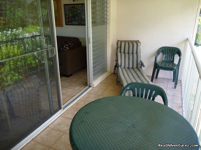 Private lanai has ocean view  | OCEAN VIEW FROM ALL ROOMS-Top Floor, End Unit | Image #11/18 | 