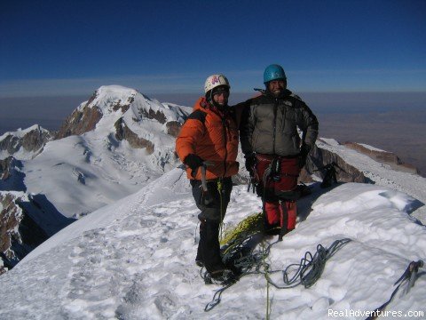 Summit of Illampu, Sorata, Bolivia
