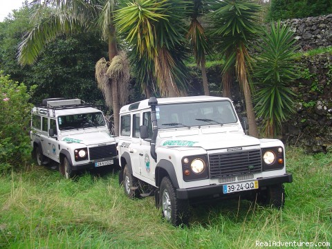 Jeep Safari, Guided Tours, S.Miguel, Azores: Land Rover Defender Jeeps