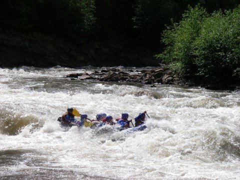 Extreme Rafting on Sheep Creek