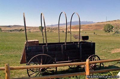 Uncovered Wagon, Hayfield and Carter Mountain | Experience the West at K3 Guest Ranch B&B! | Image #8/10 | 