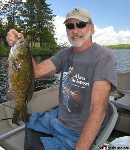Nice smallmouth bass! | Boundary Waters Canoe Trips and Ely, MN Vacations | Image #4/5 | 
