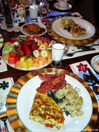 Alla's Historical Bed & Breakfast Inn Dallas,Texas: Breakfast