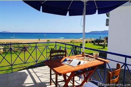 balcony | Self catering beach houses in Finikounda Greece | Image #3/4 | 