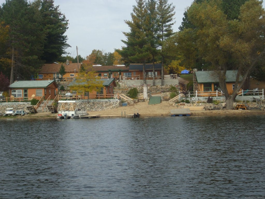 Resort from the lake | Cabin's on the Lake in Michigan | Image #7/12 | 