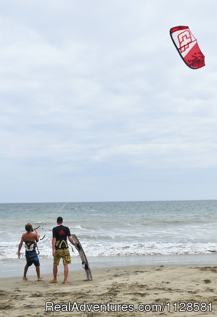 Spanish and Kitesurfing in Ecuador Photo