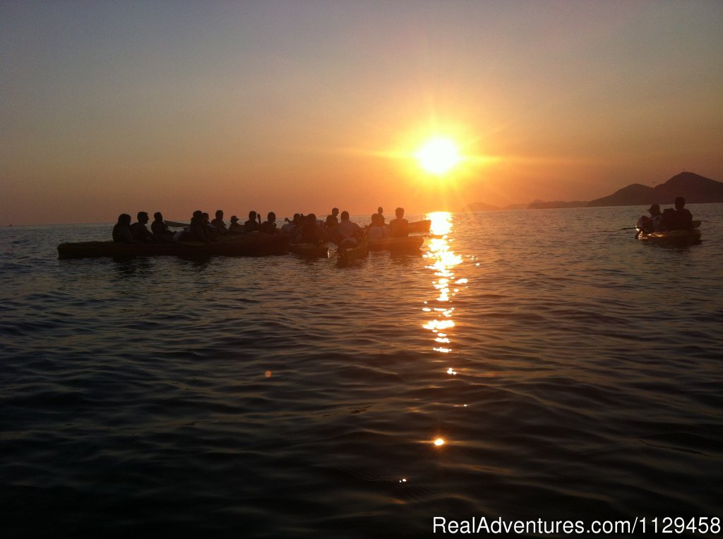Sunset on the sea | Dubrovnik City Walls Sea Kayaking & Snorkeling | Image #5/5 | 