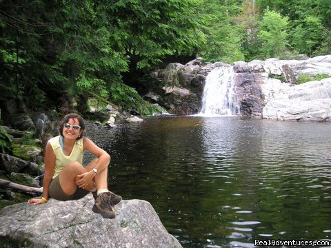 Buttermilk Waterfall and Swimming Hole | Affordable Guided Hiking & Kayaking Vacations | Killington, Vermont  | Hiking & Trekking | Image #1/13 | 