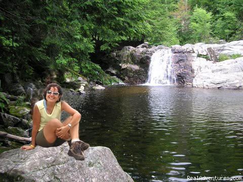 Affordable Guided Hiking & Kayaking Vacations Buttermilk Waterfall and Swimming Hole