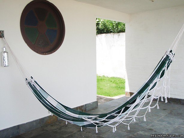 Relax in the hammock and listen to the ocean | 2 Bedroom Beachfront House in Beautiful Marica | Image #12/18 | 