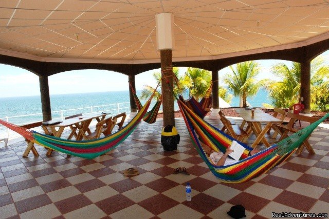 relaxing in the hammocks | Hotel Miraflores, Las Flores East El Salvador | Image #9/23 | 