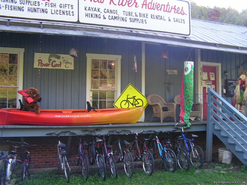 The shop during summer | Have a New River Adventure at RiverGirl Fishing Co | Image #14/17 | 