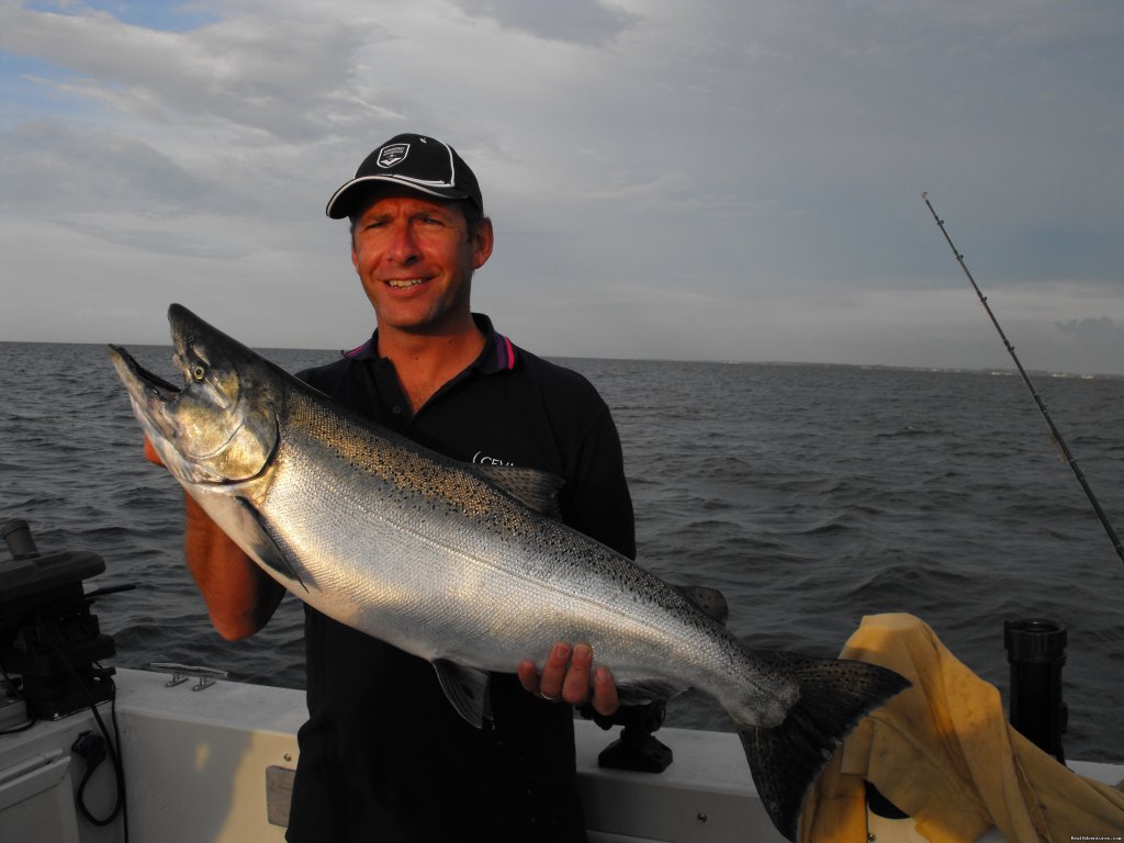 Typical Summer King Salmon | Sport-fishing trips on Lake Ontario/Niagara River | Image #2/17 | 