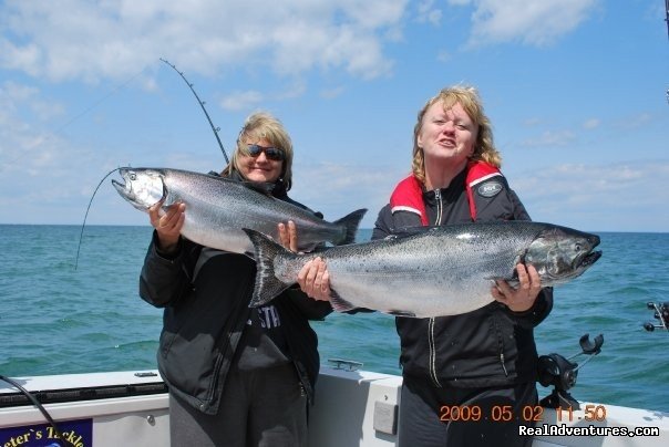 Yes, ladies are welcome!... | Sport-fishing trips on Lake Ontario/Niagara River | Image #3/17 | 