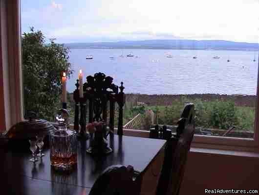 Moray Firth from the breakfast table. | 5 star Water's Edge Bed and Breakfast in Scotland | Image #8/8 | 