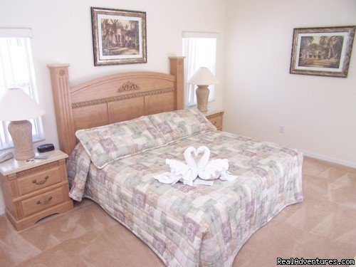 MASTER BEDROOM | Fantastic Family House To Rent Davenport Orlando | Image #7/17 | 