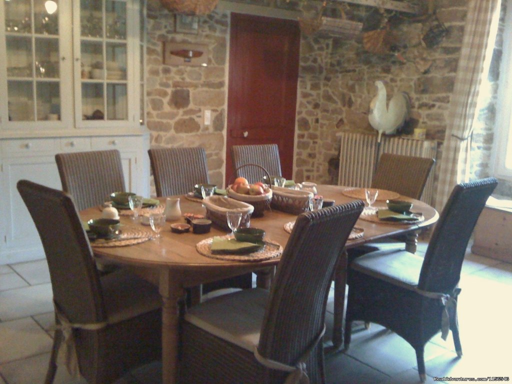Breakfast Room in La Blonderie Mainhouse | B+B/self-catering accomodations in Normandy | Image #17/23 | 