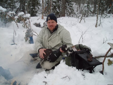 Capercaillie from the winter stalk hunt
