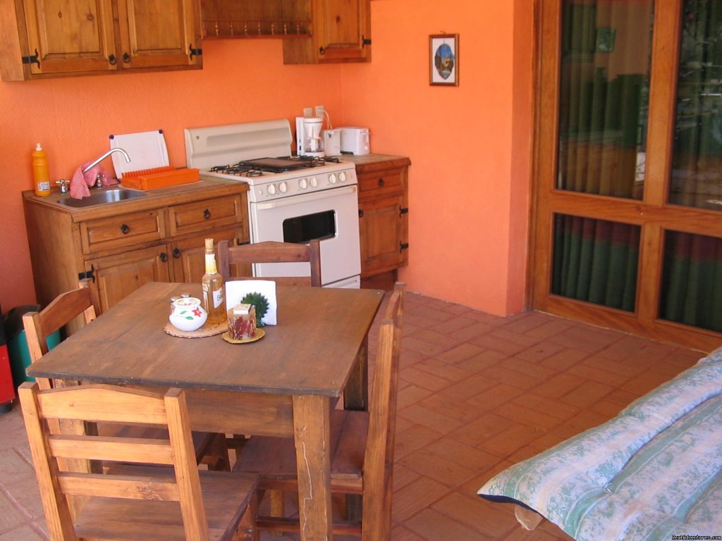 Guests' private eat-in kitchen | The best kept secret in Oaxaca:  grana cochinilla  | Image #3/4 | 