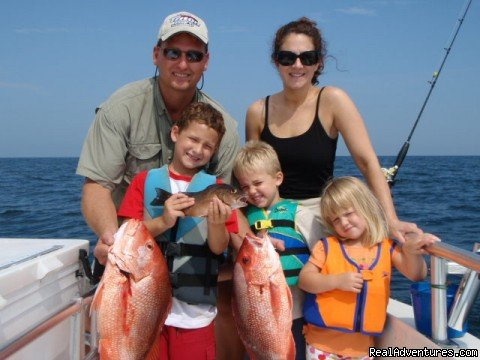Family & Kids Reef Fishing | Family Fishing, Gulf Shores, Orange Beach, Al. | Image #2/5 | 