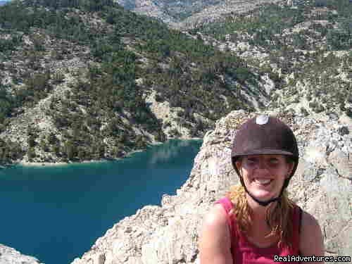 Lizzie above the lakes in the Sierra De Castril | Riding holiday in spain | Image #6/8 | 