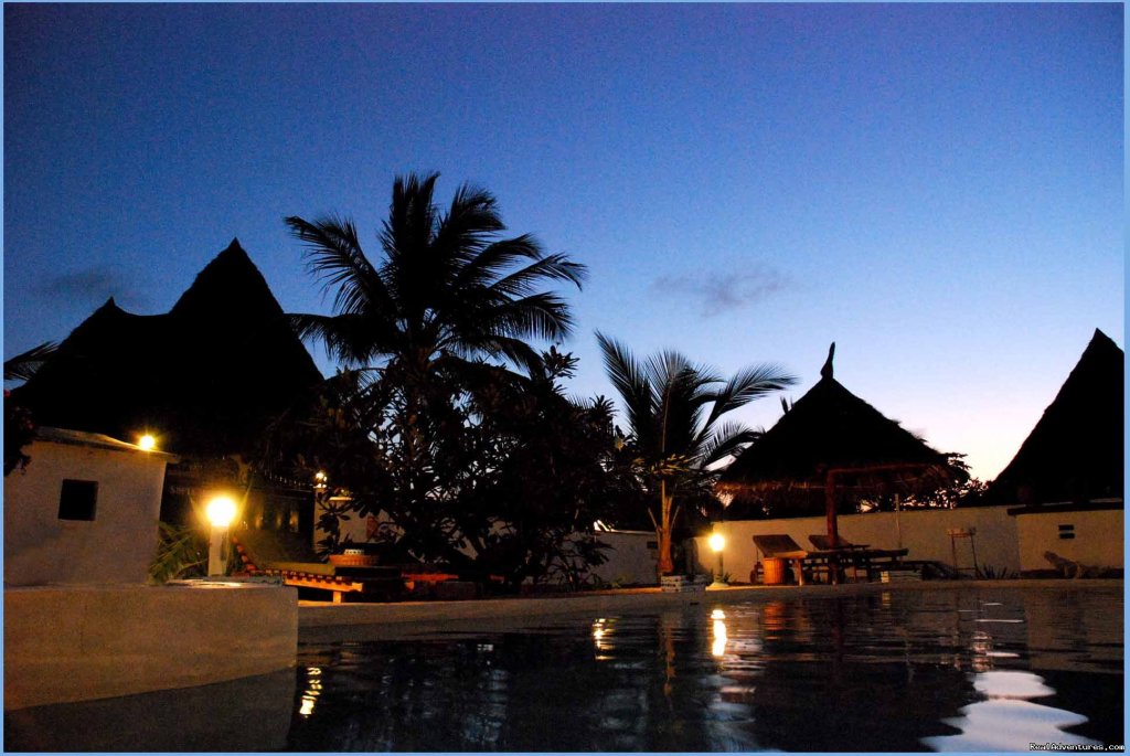 The Swimming Pool By Night | Romantic Kenya in Villa comfort and luxury | Image #14/22 | 