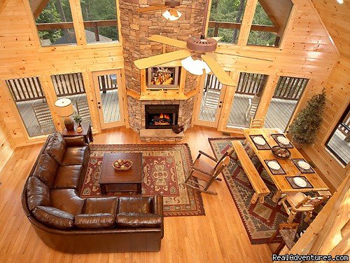 Open Great Rooms | Luxury Gatlinburg Cabins with Theater Rooms | Image #5/6 | 