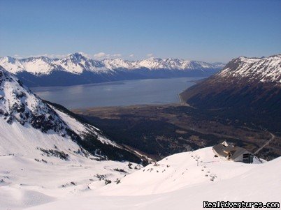 View from the top of Alyeska