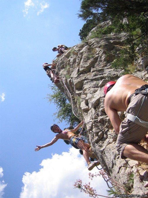Via ferrata: a new way to enjoy the cliffs | Canyoning And Adventure In Sierra De Guara - Spain | Image #3/6 | 