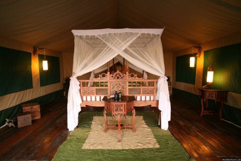 Tents at Katuma Bush Lodge