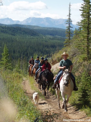 Old Entrance Trail Rides near Jasper National Park Trail Ride August 2008
