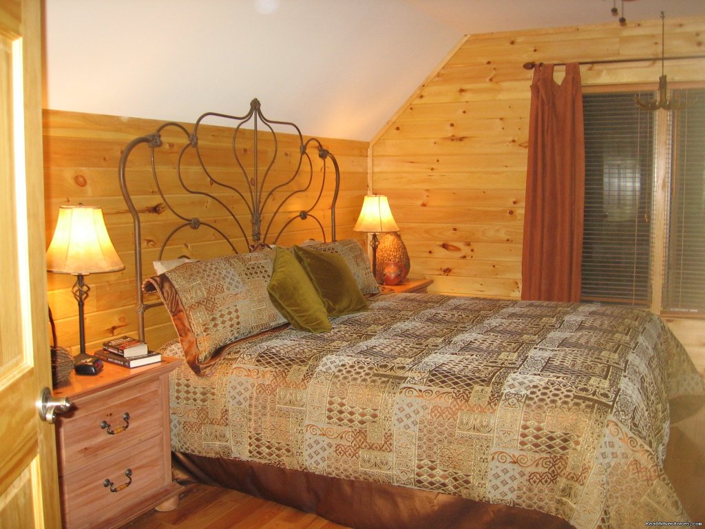 Master Bedroom | Cabin retreat off the Blue Ridge Parkway | fleetwood, North Carolina  | Vacation Rentals | Image #1/8 | 