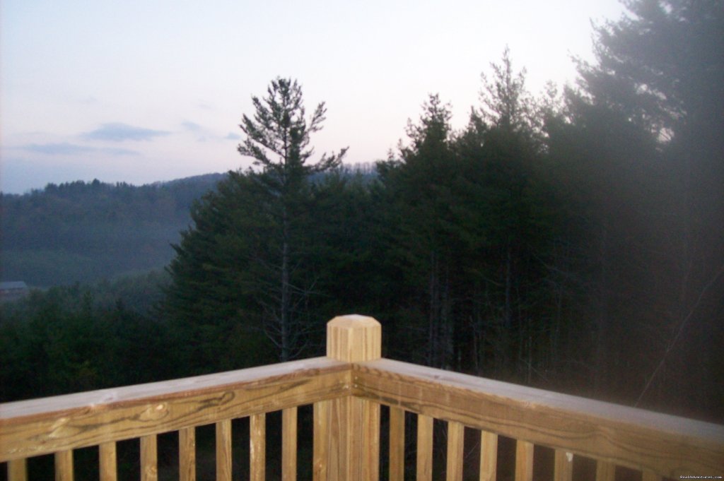 View from deck | Cabin retreat off the Blue Ridge Parkway | Image #2/8 | 