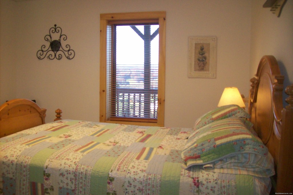 bedroom with a view | Cabin retreat off the Blue Ridge Parkway | Image #6/8 | 
