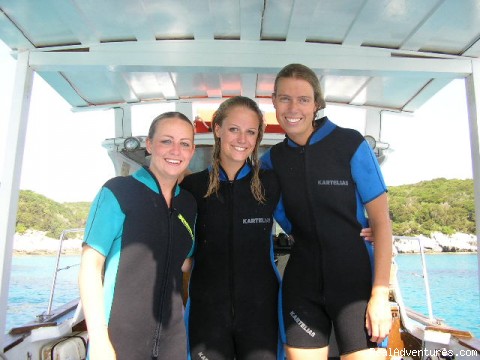 Dive Adventures in Greece: On the boat
