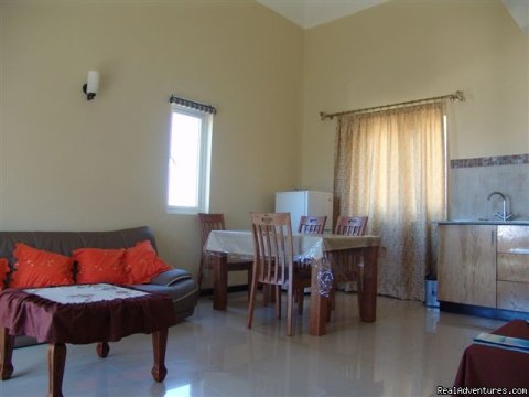 Villa Narmada Living room 2 BD apt
