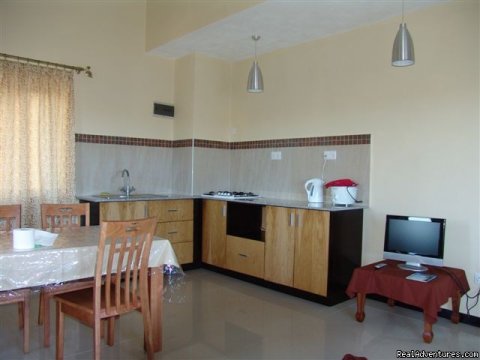 Villa Narmada Living room+kitchen 2 BD apt