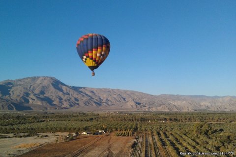 Balloons Above floats over the Coachella Valley